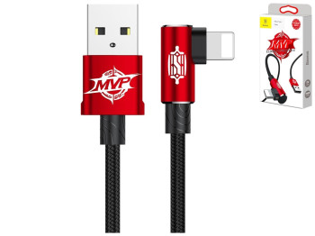 Кабель Baseus MVP Elbow CALMVP Lightning 1.5A 2m, Червоний