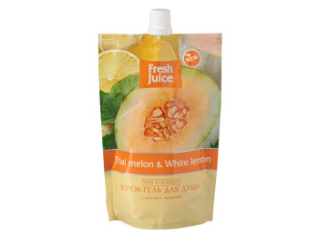 Крем-гель для душа Fresh Juice дой-пак "Thai melon & White lemon" дыня и белый лимон 170мл