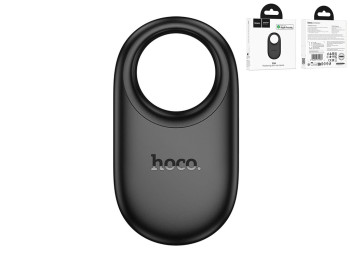 Розумний брелок Hoco E94 Tiger, GPS, сумісність з Apple Find My, Bluetooth, колір чорний
