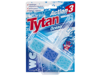 Средство освежающее блок для унитаза Action 3 "Tytan" (морской)