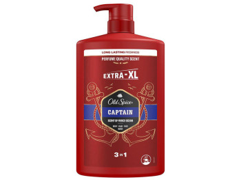 Гель для душу Old Spice Captain 3-в-1, аромат океану, 1л