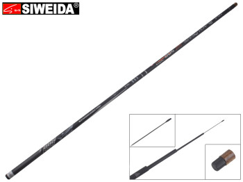 Удочка Siweida "Black Pearl" карбон+композит, без колец, 4-секционная 4м 5-25г