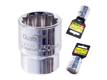 Торцева головка Alloid 3/4", 22 мм, 12 граней