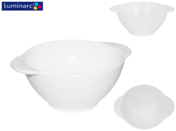 Бульйонниця з вушками Luminarc "Diwali" біла 17х13,7х7см 560мл 97995