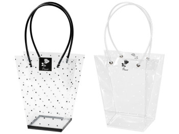 Пакет-сумка подарунковий Bloom M, поліпропілен, 20×18×10×10 см, 2 кольори (ціна за 1шт)