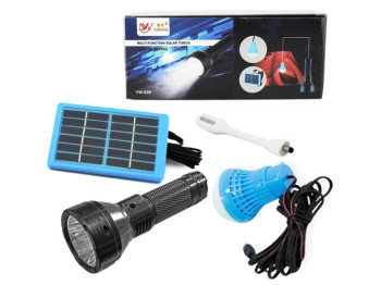 Ліхтар YW-038-3W, 1 лампа 3W, гнучка Led лампа, Li-Ion акумулятор, сонячна батарея, Box (YW-038-3W)