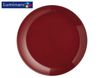 Тарелка десертная стеклянная Luminarc Arty Bordeaux 20,5см 15910