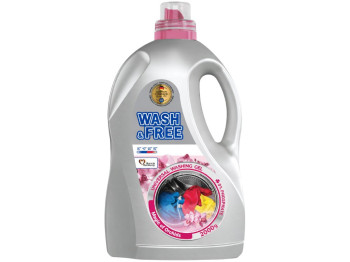 Гель для стирки Wash&Free, универсальный, Магия орхидеи, концентрат, 2л