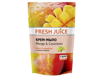 Крем-мыло жидкое Fresh Juice дой-пак "Mango & Carambola" манго и карамбола 460мл