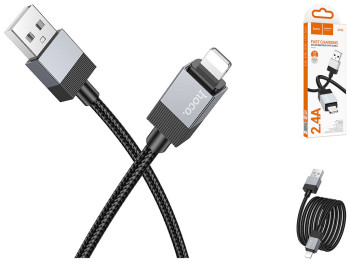 Кабель USB Hoco X110 Lightning 2.4A Колір Чорний