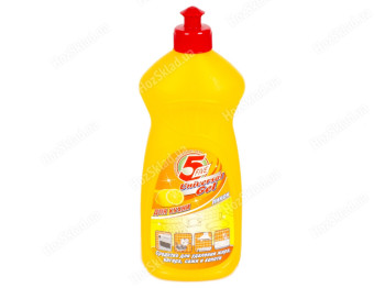 Засіб для видалення жиру, нагару і кіптяви Five Universal Gel Lemon, 500мл