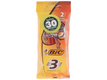 Станок одноразовий для гоління Bic "Sensitive" 3 леза (ціна за 2шт)