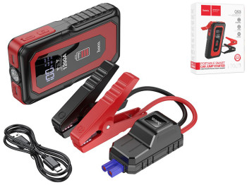 Универсальная Мобильная Батарея Hoco QS3 Jump Starter/Power Bank(10000mAh) 37Wh Цвет Черный