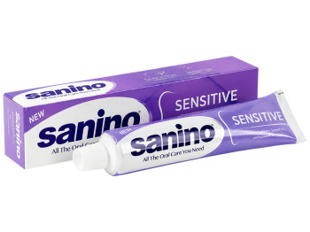Зубна паста Sanino Sensitive для чутливих зубів, 75мл