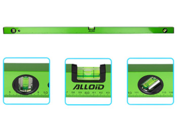 Уровень строительный Alloid 120 см, 3 капсулы УЦЕНКА