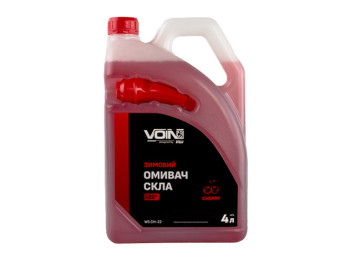 Омивач скла зимовий VOIN -22 Cherry, з лійкою, 4л