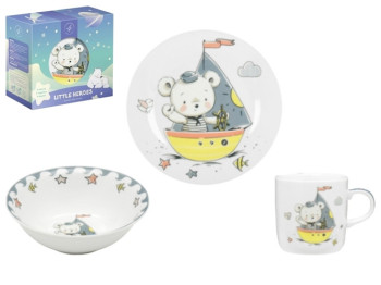 Набір посуду дитячого Limited Edition Little Sailor (упаковка 3 предмети) 6900068858114