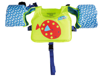 Жилет для плавання Bestway Swim Safe, із нарукавниками, 3–6 років, 18–30 кг, колір жовтий із синім