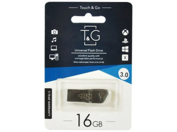 USB флеш-накопичувач 3.0 T&G 16gb Metal 114 Колір Чорний