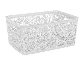 Корзина ажурная Violet House White №1 без крышки 5л 0501 20012