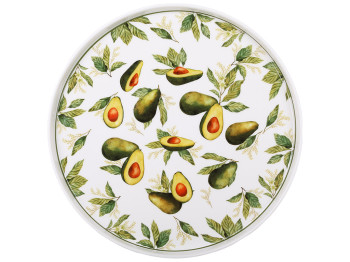 Тарілка Avocado Garden, порцелянова, різнокольорова, 25×2 см