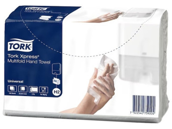 Полотенце бумажное Tork Xpress Universal Multi Fold, 2 слоя, 190шт, белый Н2