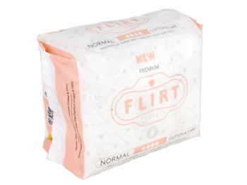 Прокладки для крит. днів з крил. Fantasy Flirt "Premium-cotton&care" 4кр. (ціна за уп. 8шт) WKR06V