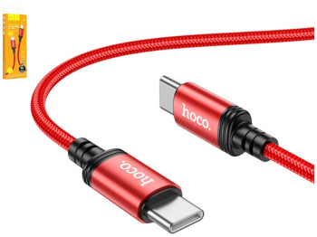 Кабель USB Hoco X89 Wind 60W Type-C to Type-C Колір Червоний