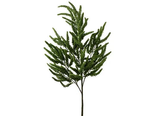 Гілка амаранту декоративна Premium, зелена, пластик, 40×135 см