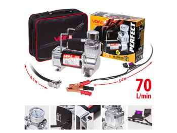 Компрессор "VOIN" VP-610 150psi/23Amp/70л/клеммы