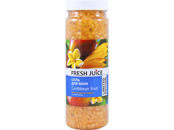 Соль для ванн Fresh Juice "Caribbean Fruit" Карибский фрукт 700 г