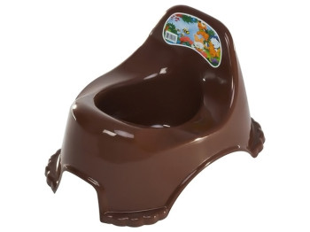 Горшок детский R plastic, коричневый, 02001