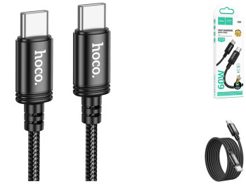 Кабель USB Hoco X89 Type-C to Type-C 60W 2m Колір Чорний