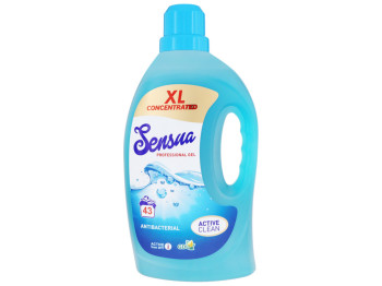 Стиральное средство Sensua Professional Gel Antibacterial, для всех типов тканей и цветов, 1,5л