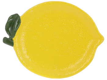 Тарелка Lemon, 30х18см, цвет-желтый