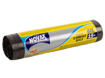 Пакети для сміття 60л "Novax" Home Star 15шт