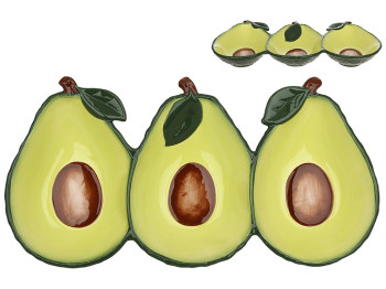 Менажниця керамічна Avocado, 31х16х4см