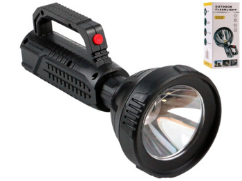 Пошуковий Led ліхтар BK-788, високопотужний світлодіод, акумулятор, Micro-USB зарядка, колір чорний