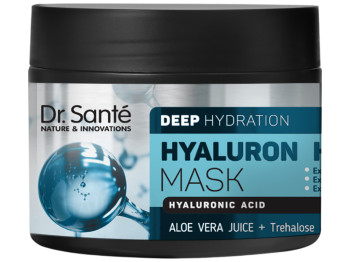Маска для волосся Dr.Sante Hyaluron Hair Deep, з гіалуроновою кислотою та комплексом кислот, 300мл