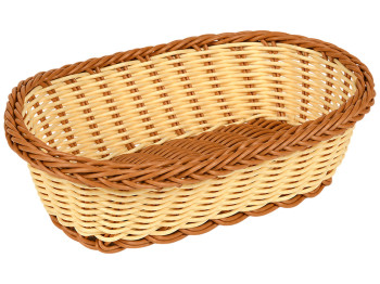 Кошик плетений Sunrise Basket, поліротанг, овальна форма, 29×23 см