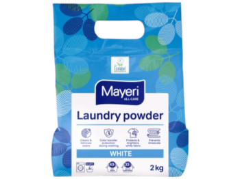 Порошок пральний Mayeri, для білої білизни, 40 циклів, 2кг