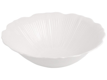 Салатник Pearl, фарфор, 29×7,5см, цвет белый
