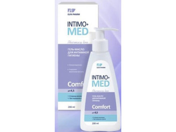 Гель-масло для интимной гигиены "Elfa Pharm" Intimo+med Comfort 200 мл