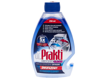 Засіб для чищення посудомийної машини dr.Prakti Express Clean, 250 мл