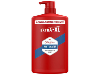 Гель для душу + шампунь Old Spice Whitewater 2-у-1, чистий водний аромат, 1л