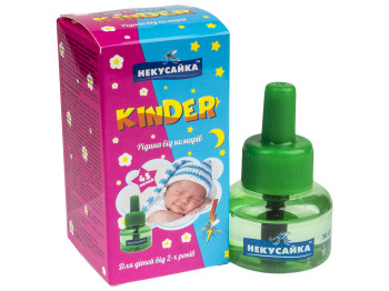 Жидкость для электрофумигатора против летающих насекомых Некусайка Kinder "45 ночей" 30мл