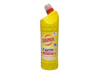 Гель для сантехники Sama супер блеск, 1000 мл, ортофосфорная кислота, для хрома