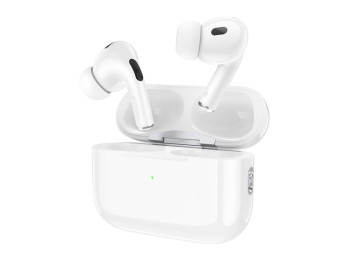Bluetooth стерео гарнітура Hoco EW63 ANC, білий