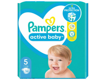 Підгузки Pampers Active Baby Junior, розмір 5 (11–16 кг), 38шт