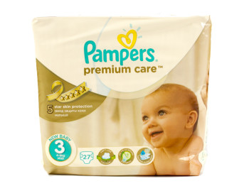 Підгузки Pampers "Prem. Care Midi" (4-9 кг) 27шт
